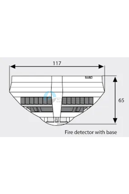 802382 IQ8 O/So Sirenli Optik Duman Dedektörü, ESSER by Honeywell