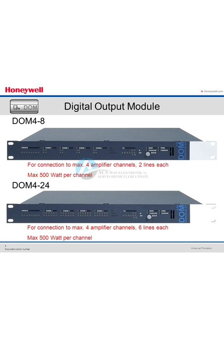 583362.22 Dijital Cıkış Modülü DOM4-24, AV Digital, Esser by Honeywell